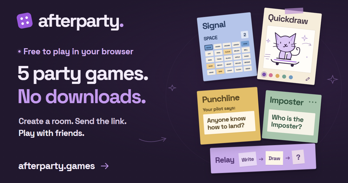 I turned my free browser party games into a Discord activity